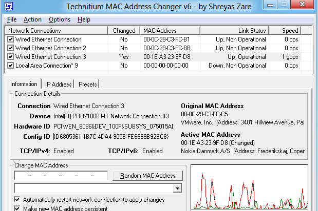 تغییر آدرس مک در ویندوز با استفاده از Technitium