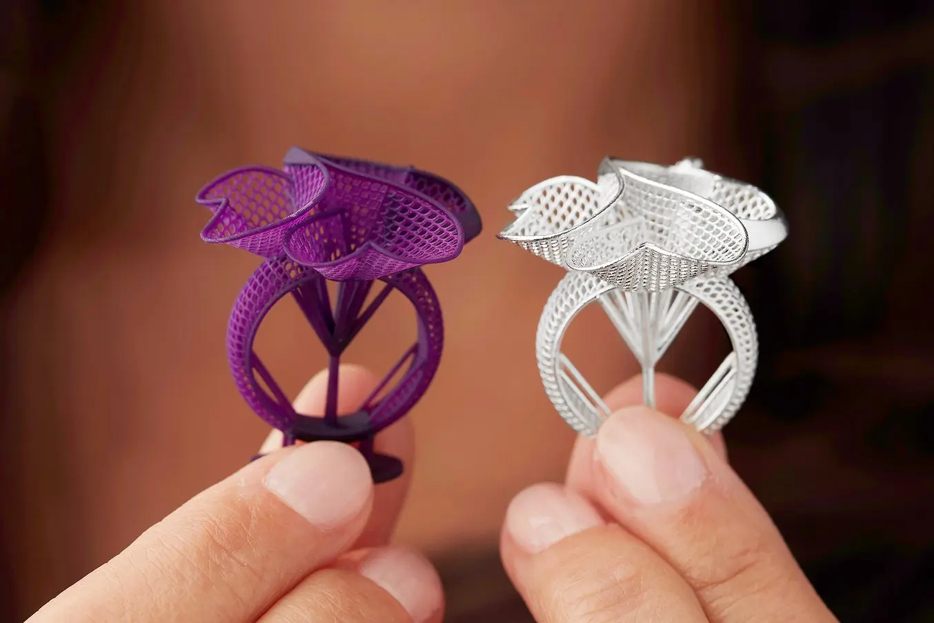 پرینتر سه بعدی در جواهر سازی کاربرد فراوان دارد.